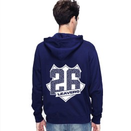 Leavers 26 Shield Design Bold Typography School Graduation Stars & Stripes Hoodie